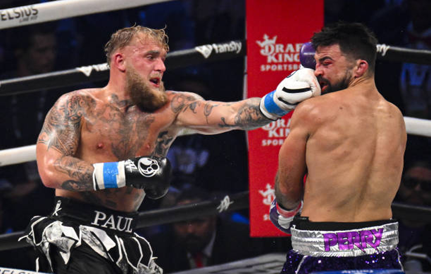 Jake Paul Knocks Out Mike Perry in Tampa