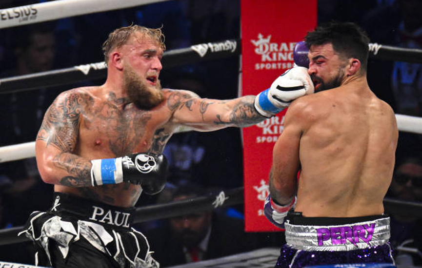 Jake Paul Knocks Out Mike Perry in Tampa - JAKE PAUL VS MIKE PERRY - Crossover Boxing | boxing, fighting, sports, crossover boxing, influencers boxing, boxing records, boxrec, KSI, Jake Paul, Logan Paul